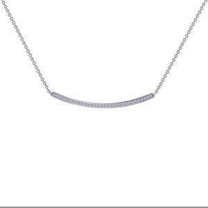 Lafonn curved bar necklace